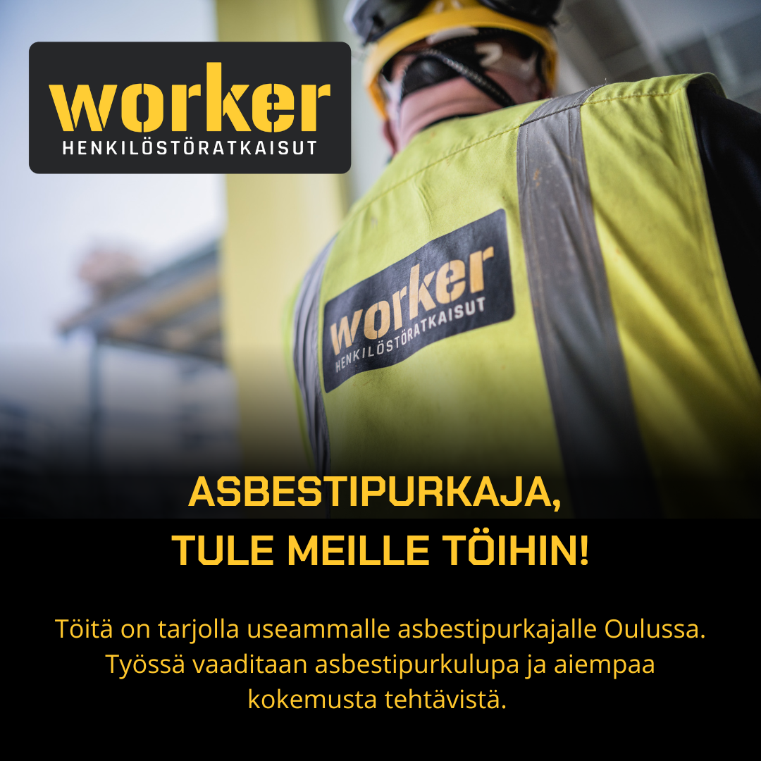 Asbestipurkajia Ouluun